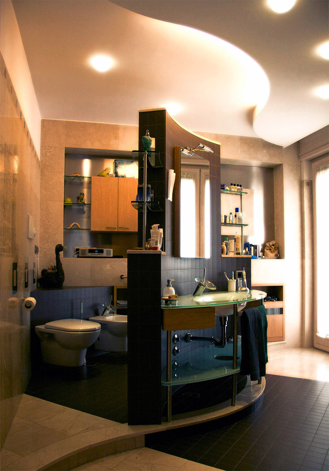 appartamento umi moderno posillipo bagno