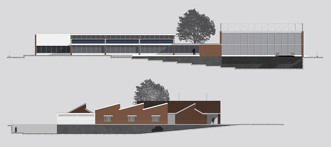 la nuova scuola media di berlingo prospetti di progetto pucciarelli architetti